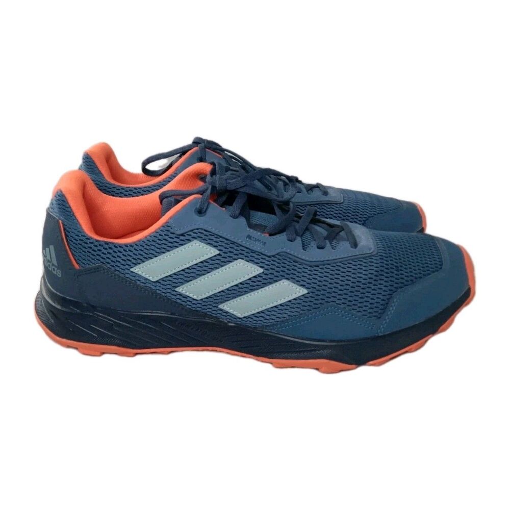 Adidas Tracefinder Trail Running Shoes Men's Size 13 Wonder Steel Impact Orange